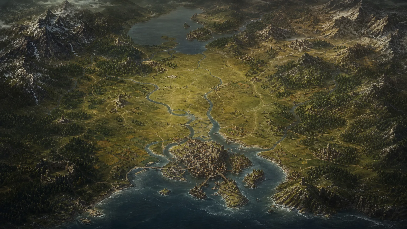 The VeyrLands campaign map